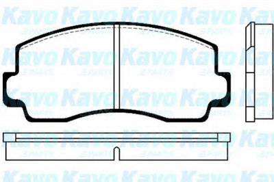 KAVO PARTS bp5500 -  Комплект тормозных колодок, дисковый тормоз